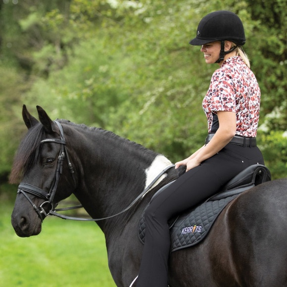 Kerrits Activewear Dynamic™ Extended Knee Patch Bootcut Breech Size 2XBLACK / 2X - Picture 3 of 8